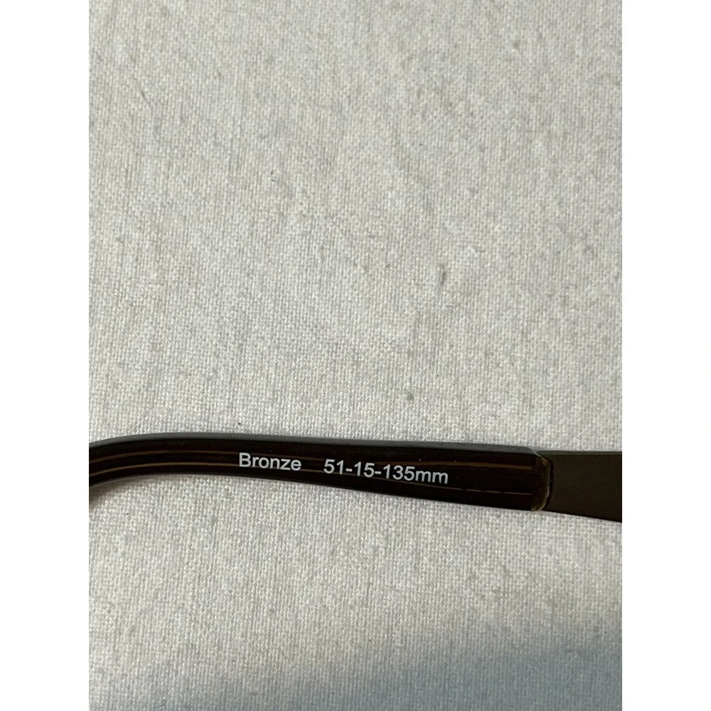 Rough Justice Feisty Bronze 51-15-135 Brown Full Rim Eyeglasses Frame /V10